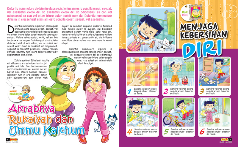 NazirSufari: Contoh layout majalah.