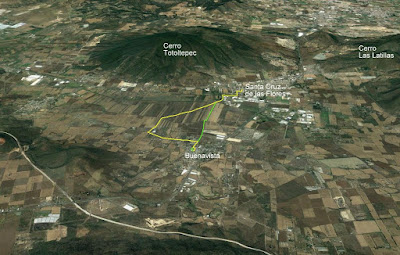 Senderismo rural - Mapa ruta Buenavista a Santa Cruz de las Flores