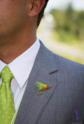 wedding ideas - boutonniere ideas - fishing lure - wedding services in Philadelphia PA. - inspiration by K'Mich - wedding ideas blog