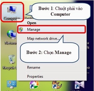 Hướng dẫn chia và gộp ổ trong Windows 7 không dùng phần mềm