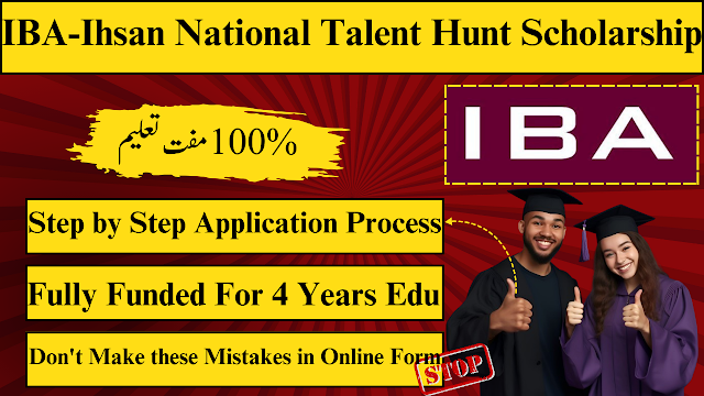 IBA-Ihsan National Talent Hunt Program 2024-Scholarship job updates