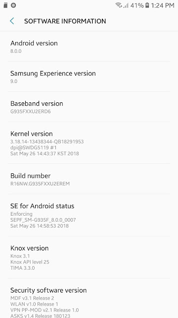 Galaxy S7 Oreo