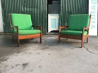 Scandinavian Lounge Chairs  - OCD - Vintage Furniture Ireland - The Dublin Flea Market