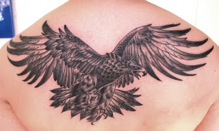 Back Eagle Tattoo