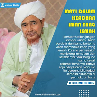 Mati Dalam Keadaan Iman Yang Lemah