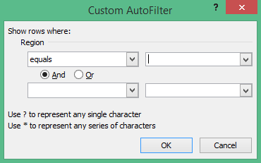 How to Customize Filter