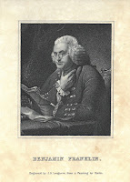 Engraving of Benjamin Franklin