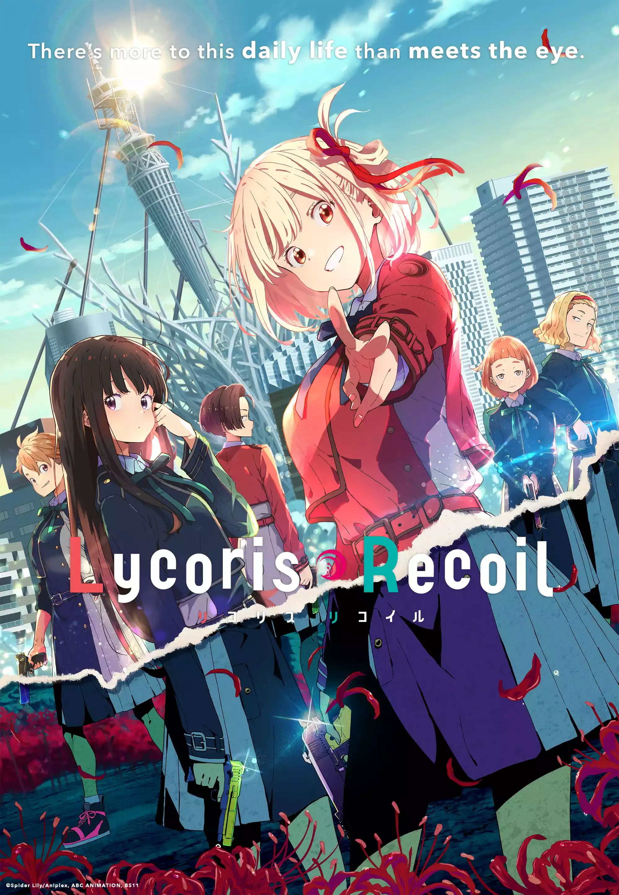 O Anime Lycoris Recoil Revelou Novo Trailer e Data de Estreia