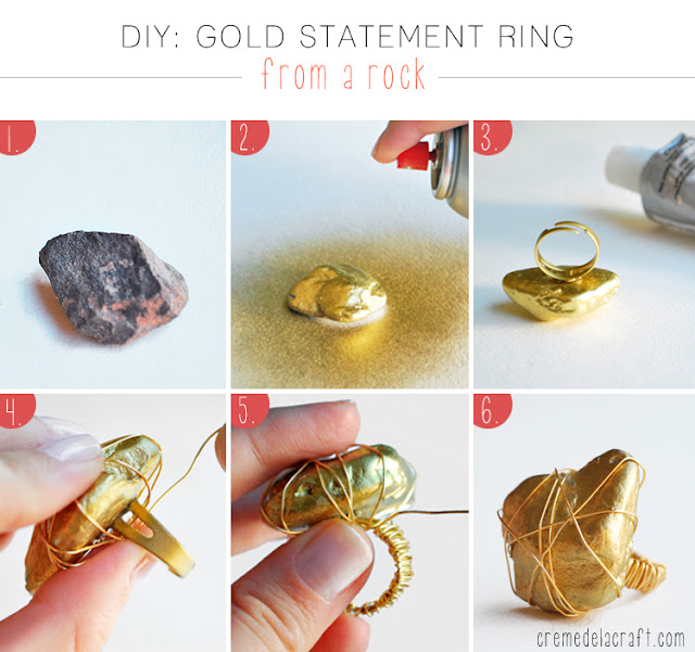 Gold Ring Rock DIY