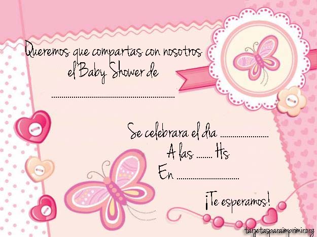 Invitaciones para Baby Shower gratis | Z Baby Shower Ideas