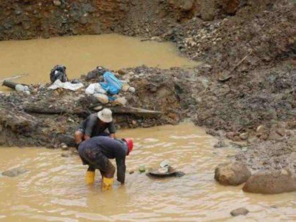 Minería ilegal en Bolivia