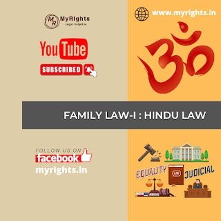 Family Law -I : Hindu law Part -I