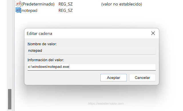 registro de windows