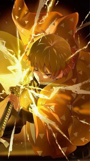 Kiếm sĩ diệt quỷ Zenitsu trong Anime Thanh Gươm Diệt Quỷ 9