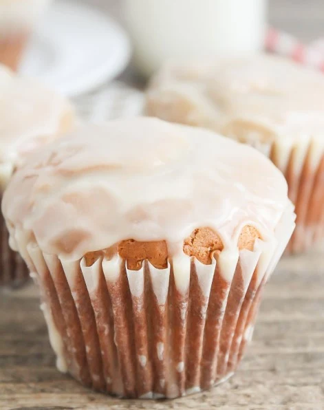 GLAZED DONUT MUFFINS