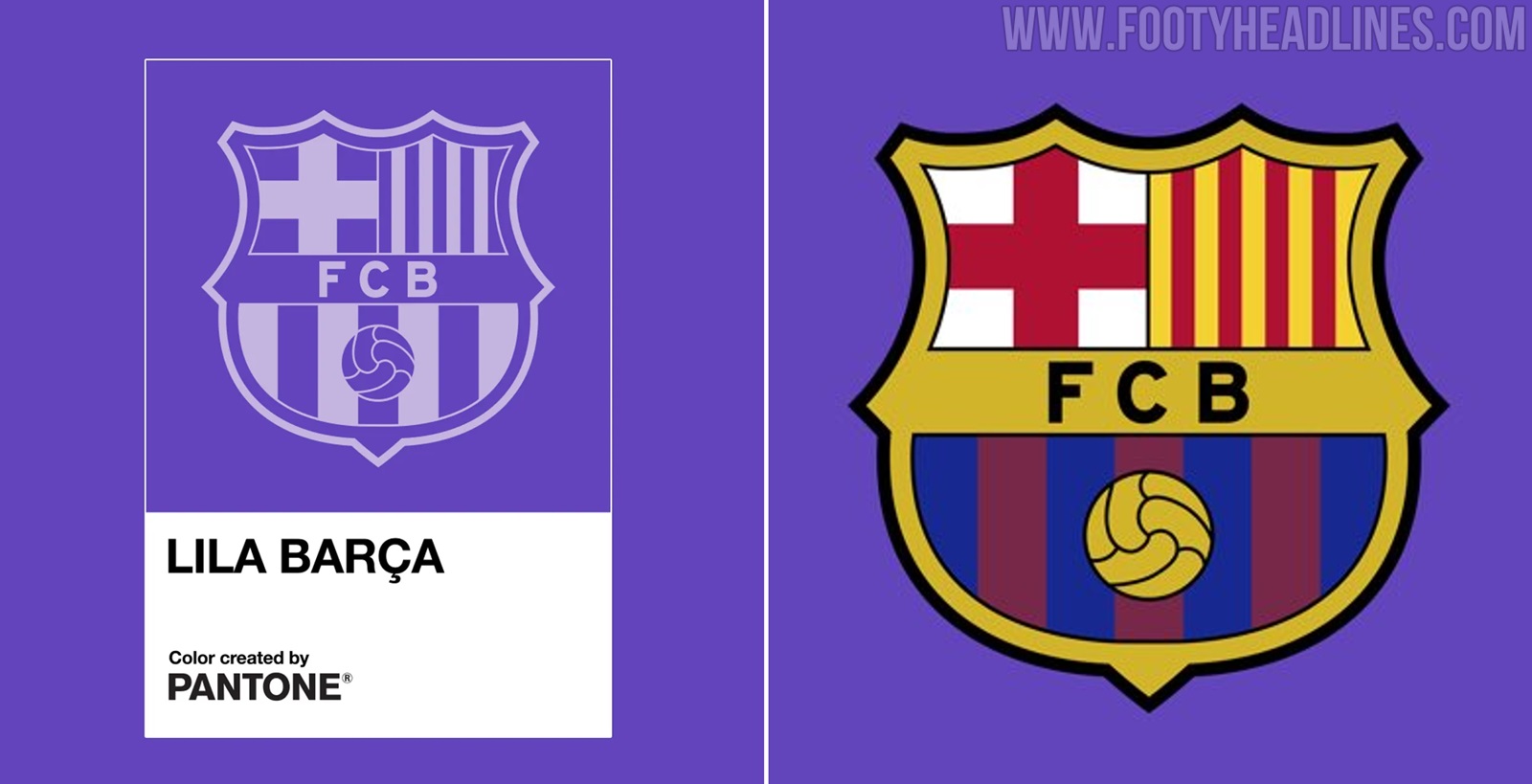 REVOLUTIONARY? FC Barcelona Launch Pantone Color - Footy Headlines