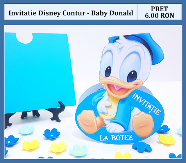 invitatii botez baby donald