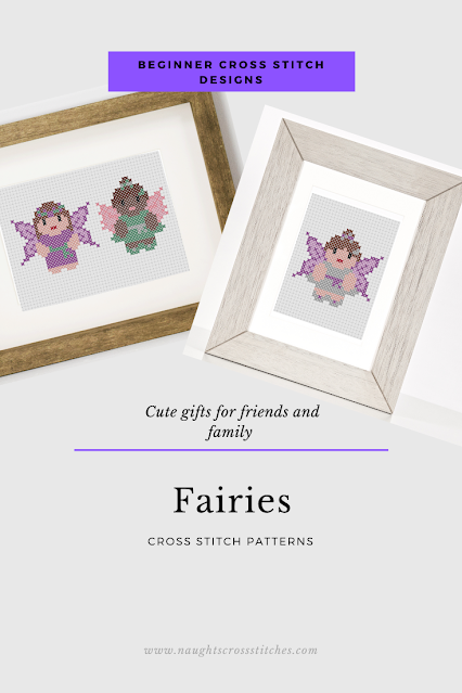 3 Fairies Cross Stitch Patterns