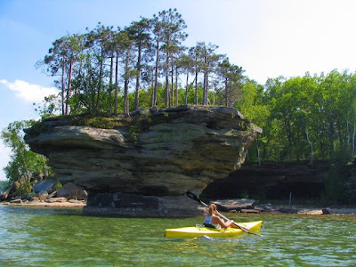 Turnip Rock on Lake Huron Seen On www.coolpicturegallery.net