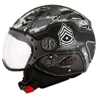 Helm KYT Elsico Seri 6 Grey Matt