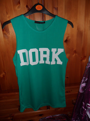 Primark green vest top