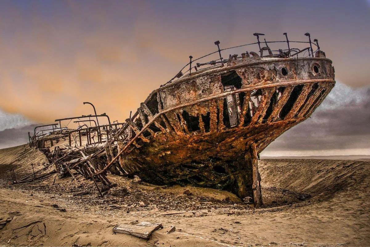 Where did ships from the Middle Ages come from in the US deserts?