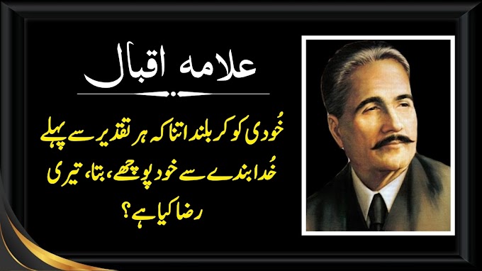 Top 10 Iqbal Poetry in Urdu 2 Lines in Hindi Urdu and English