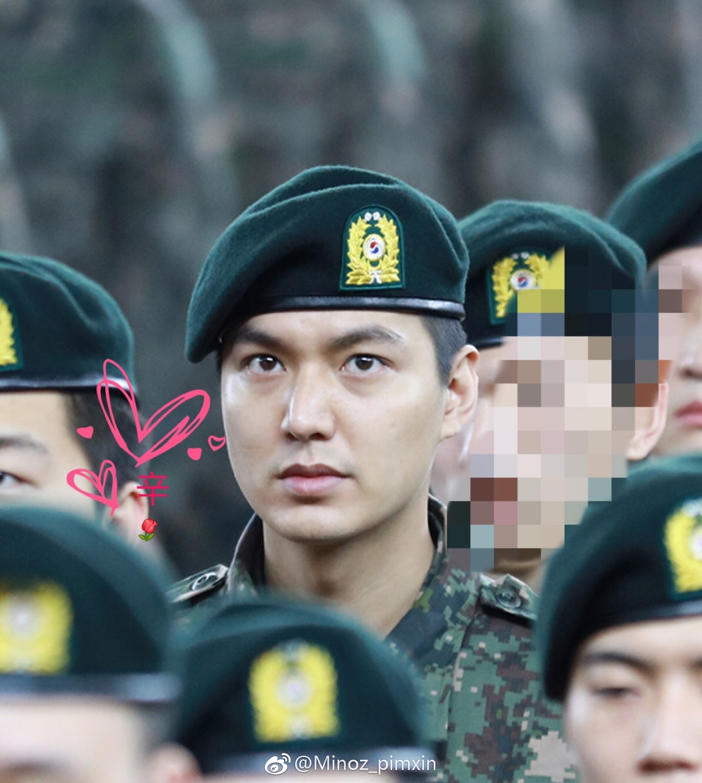 Lee Min Ho at NonSan South Korea Army Military Training ...