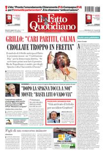 Il Fatto Quotidiano del 13 Giugno 2012 | ISSN 2037-089X | TRUE PDF | Quotidiano | Cronaca | Politica
Il quotidiano è edito dal 23 settembre 2009. L'uscita del giornale è stata preceduta da una lunga fase preparatoria iniziata il 28 maggio 2009 con l'annuncio del nuovo quotidiano dato sul blog voglioscendere.it da Marco Travaglio.
Il nome della testata è stato scelto in memoria del giornalista Enzo Biagi, conduttore del programma televisivo Il Fatto, mentre il logo del bambino con il megafono si ispira al quotidiano La Voce, in omaggio al suo fondatore Indro Montanelli.
L'editore ha manifestato la volontà di rinunciare ai fondi del finanziamento pubblico per l'editoria e di sovvenzionarsi soltanto con i proventi della pubblicità e delle vendite, e di usufruire solo delle tariffe postali agevolate per i prodotti editoriali sino alla loro abrogazione nell'aprile 2010.