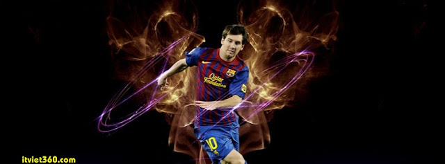 Ảnh bìa Facebook bóng đá - Cover FB Football timeline, Lionel Messi