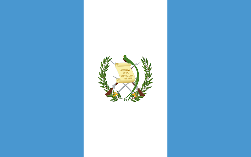 Logo Gambar Bendera Negara Guatemala PNG JPG ukuran 800 px