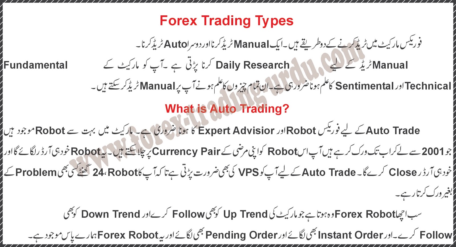 Forex trading meaning
