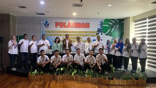 Dirtek Buka Pelatihan Audit Internal dan Pemahaman Persyaratan Umum dan Kompetensi Laboratorium Pengujian Sesuai Persyaratan SNI