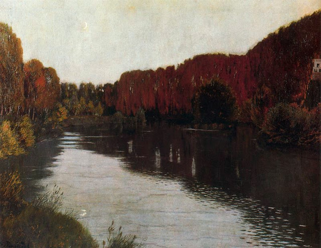 Reflejos, Santiago Rusiñol, Pintor español, Paisajes de Santiago Rusiñol