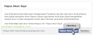 Cara menghapus akun facebook sendiri secara permanen atau selamanya