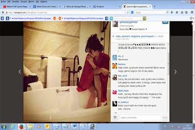 Syahrini Foto Syur di Kamar Mandi Bikin Heboh Netizen