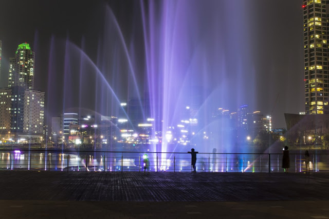 Water Fountain show @ Cheongnaho Lake Park