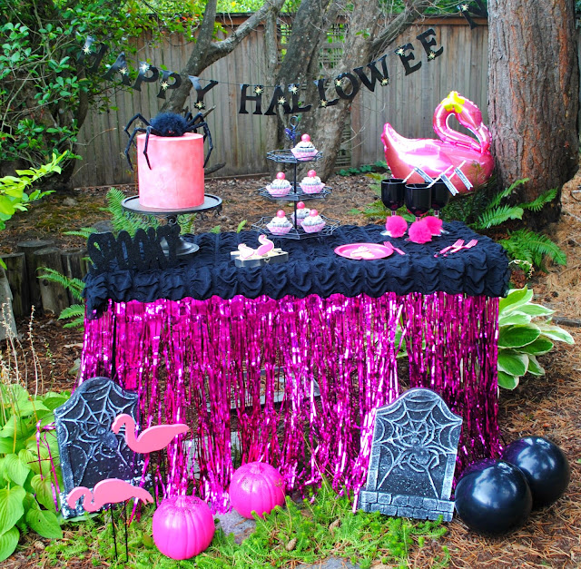 Be different this Halloween and add flamingo's to your party. 