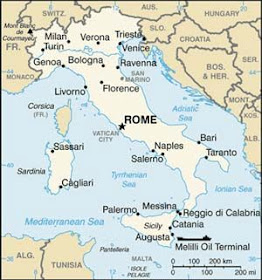 italy map, map of italy, rome, florence, vatican, milan, venice