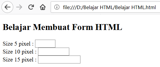 Pada artikel sebelumnya Saya telah membahas wacana  Penggunaan dan Penulisan Tag Input Type Text dan Type Password Dalam Form HTML