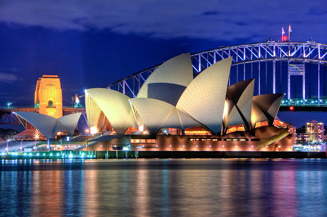 Sydney Opera House at night - Australia