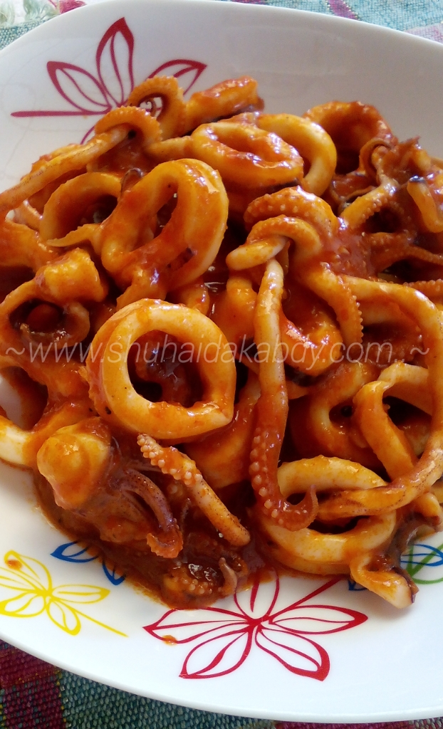 Sambal Sotong Simple