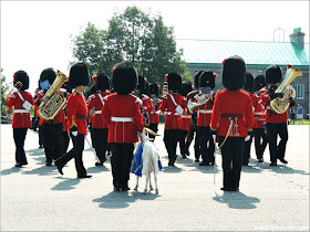 Banda de Música en el Cambio de Guardia de la Ciudadela de Quebec 