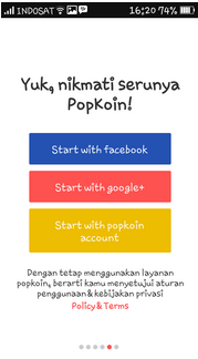 Cara Dapat Gratis Pulsa Gratis Dari Aplikasi Popkoin Untuk HP Android