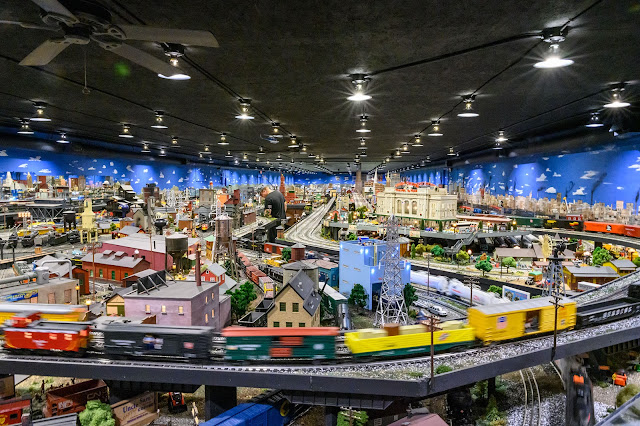 Large display at Corner Field Railroad Museum