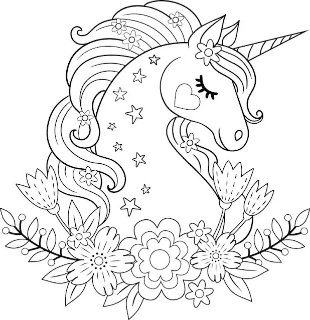 Free Printable Unicorn Coloring Pages for Kids