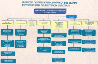 Organigrama de la ViceConsejeria de Asistencia. Hacer clic para agrandar