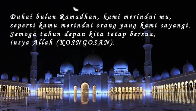  Kata Kata  Rindu  Bulan  Suci Ramadhan  Laa Tahzan