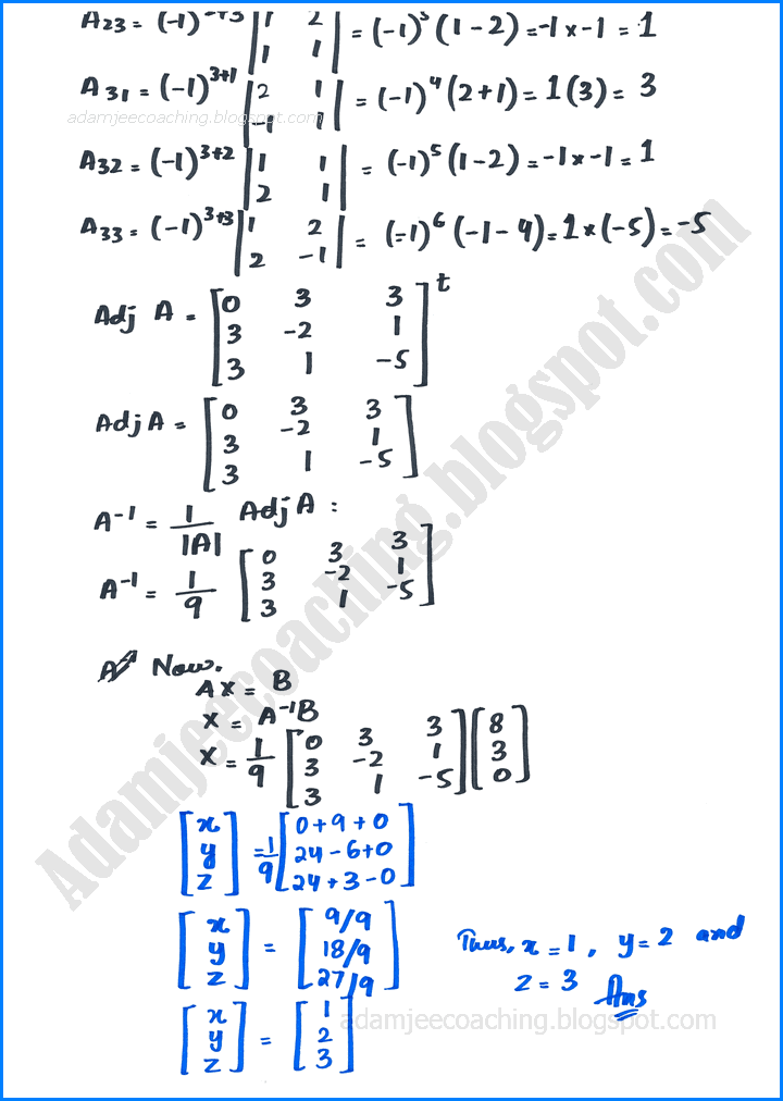 matrices-and-determinants-exercise-2-6-mathematics-11th