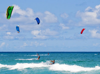 kite surfing في راس سدر
